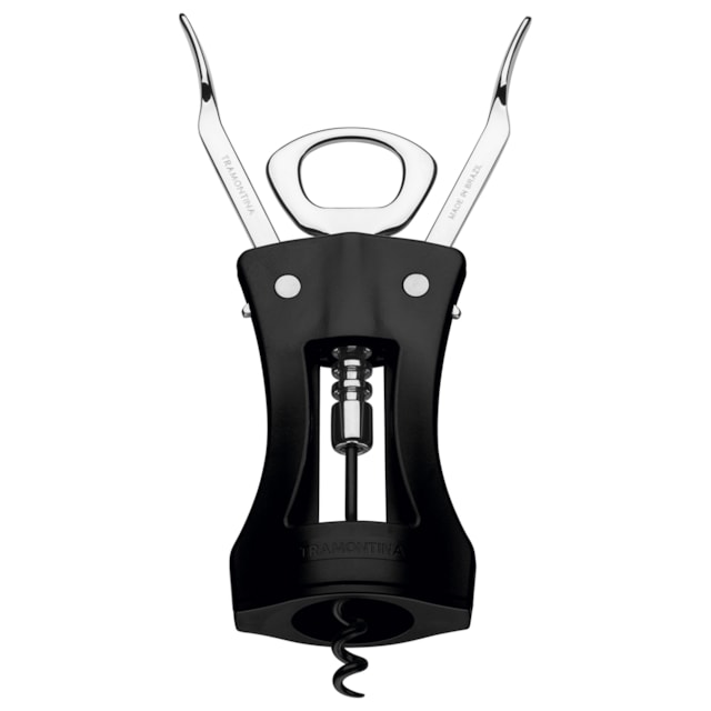 Saca Rolhas Tramontina Harmoniza com Corpo em ABS e Abridor de Zamak Preto Saca Rolhas Tramontina Harmoniza com Corpo em ABS e Abridor de Zamak Preto