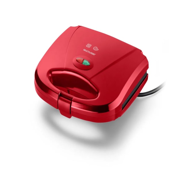Sanduicheira e Minigrill Multilaser 750W Vermelha - CE148 127v Sanduicheira e Minigrill Multilaser 750W Vermelha - CE148 127v