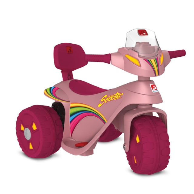 Scooter Elétrica 6V Rosa