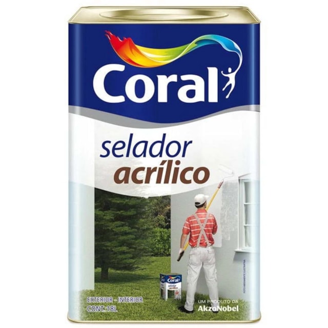 Selador Acrílico Branco 18L - Coral