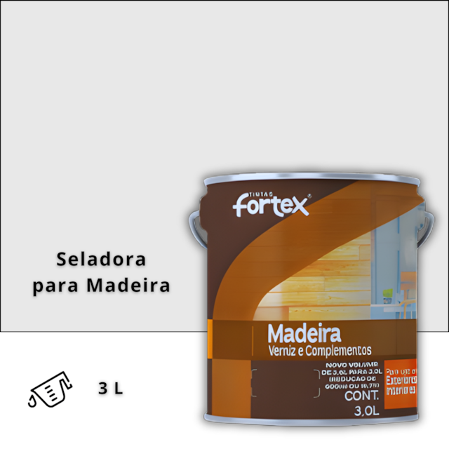 Seladora para Madeira 3L - FORTEX