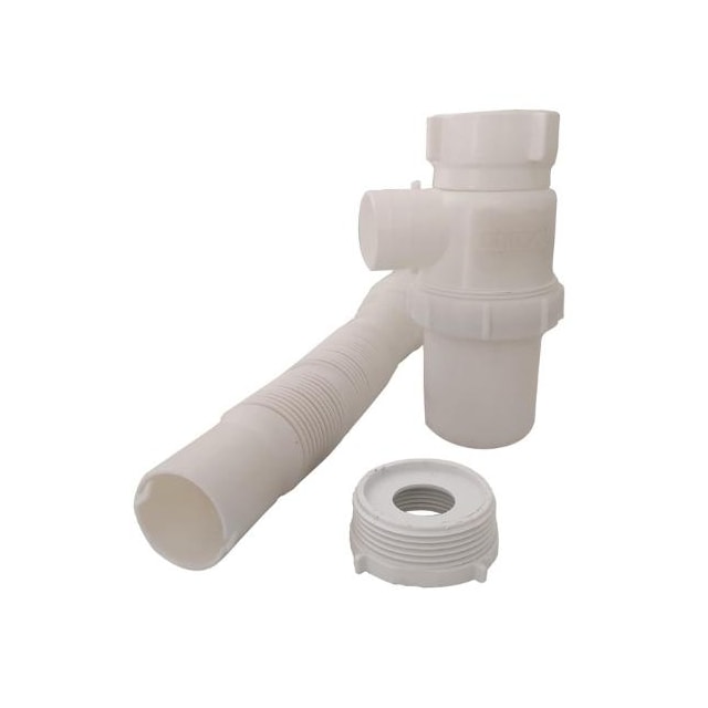 Sifão Sanfonado Universal Branco com Copo - Astra Sifão Sanfonado Universal Branco com Copo - Astra