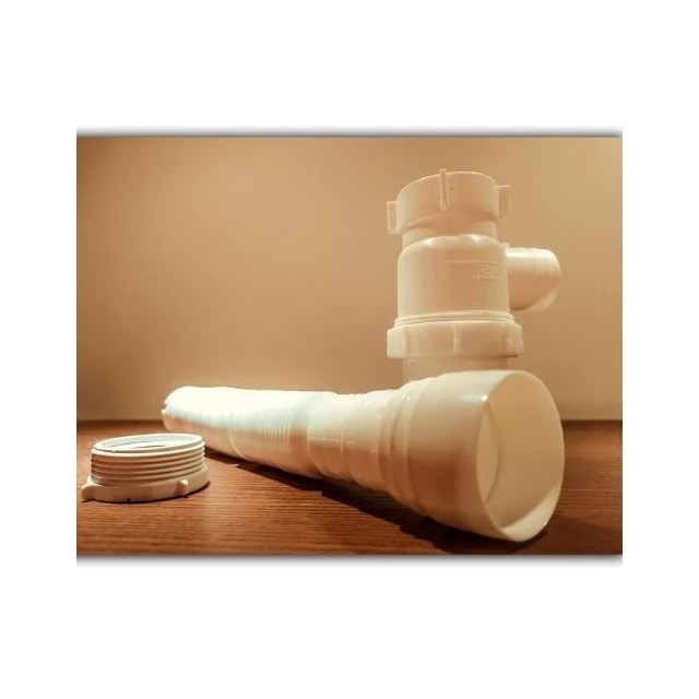 Sifão Sanfonado Universal Branco com Copo - Astra Sifão Sanfonado Universal Branco com Copo - Astra