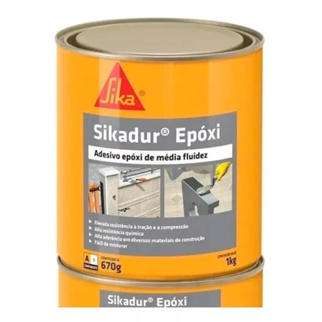 Sikadur Epóxi Branco 1Kg - SIKA Sikadur Epóxi Branco 1Kg - SIKA