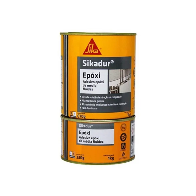 Sikadur Epóxi Branco 1Kg - SIKA