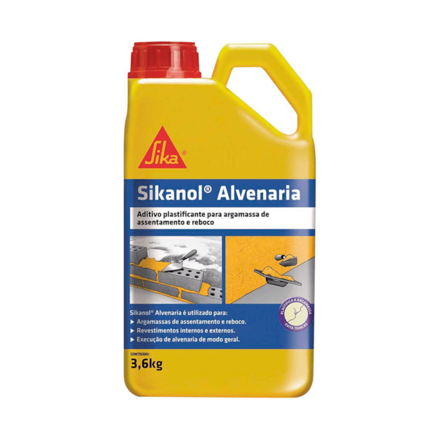Sikanol Alvenaria 3,6 Litro - SIKA Sikanol Alvenaria 3,6 Litro - SIKA