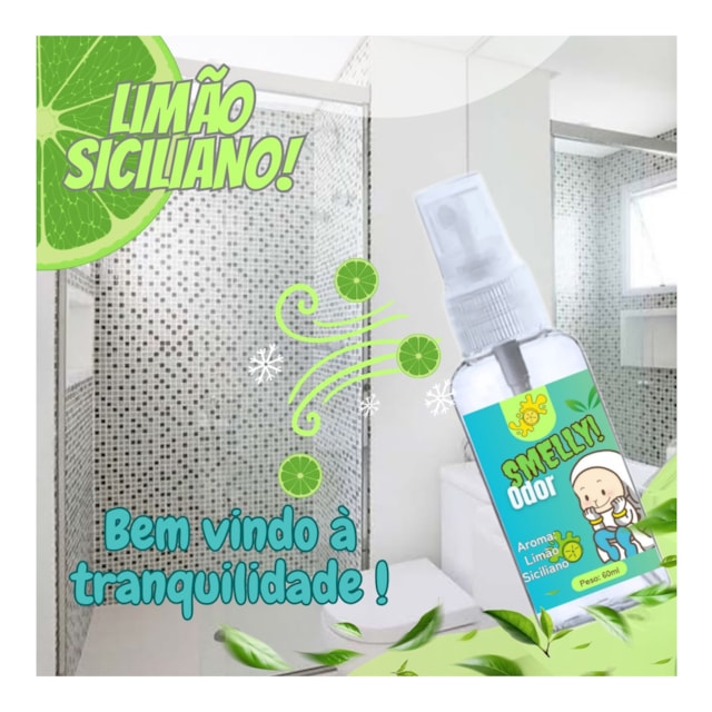 Smelly Odor Aroma Limão Siciliano – Caixa Com 24 Unidades