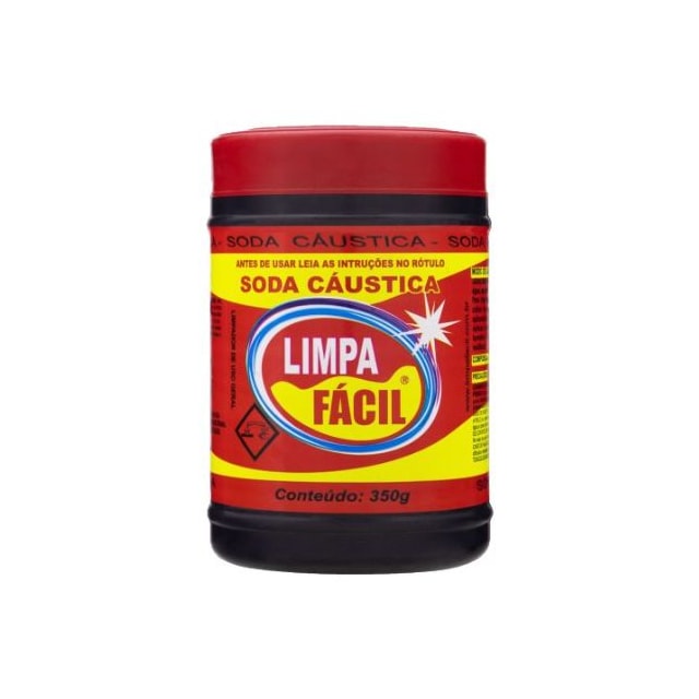 Soda Cáustica 350g - LIMPA FÁCIL