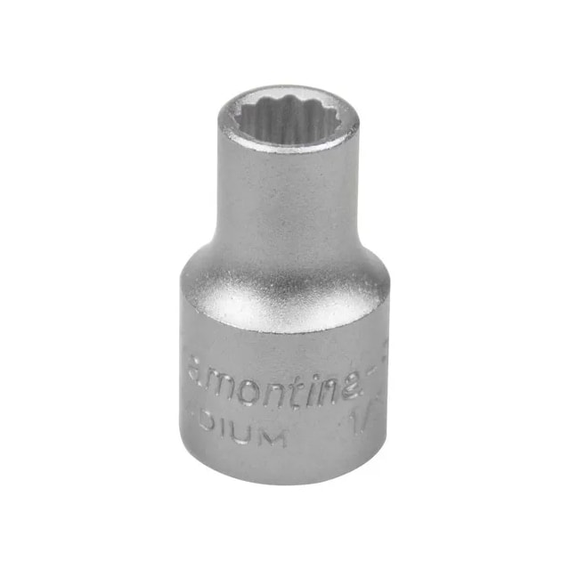 Soquete Estriado 13mm Encaixe 1/2 em Aço Cromo Vanádio - TRAMONTINA Soquete Estriado 13mm Encaixe 1/2 em Aço Cromo Vanádio - TRAMONTINA