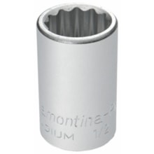 Soquete Estriado 27mm Encaixe 1/2 em Aço Cromo Vanádio - TRAMONTINA Soquete Estriado 27mm Encaixe 1/2 em Aço Cromo Vanádio - TRAMONTINA