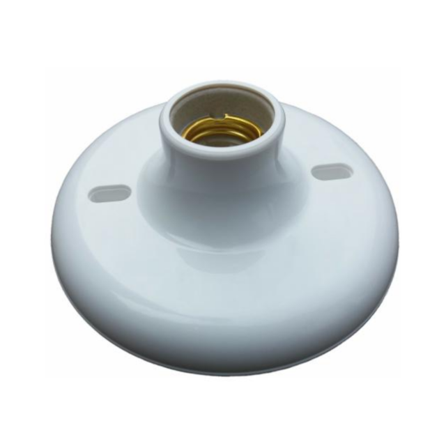 Soquete Prático Branco c/ Bocal Louça - POLYFORT