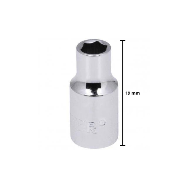 Soquete Sextavado Encaixe 1/2" x 19mm - Worker Soquete Sextavado Encaixe 1/2" x 19mm - Worker
