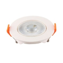 Spot ABS de LED Redondo de Embutir 3000K 7W - DILUX Spot ABS de LED Redondo de Embutir 3000K 7W - DILUX