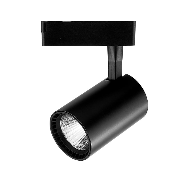 Spot de LED Preto para Trilho 10W 3500K - AAATOP