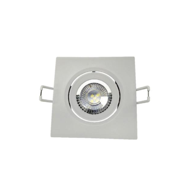 Spot de LED Quadrado 5W 3000K - AVANT