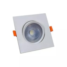 Spot de Led Quadrado de Embutir ABS 7w 3000K - DILUX