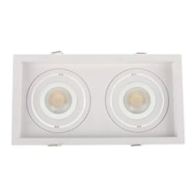 Spot Embutir Duo 2 Par20 Branco - OPUS