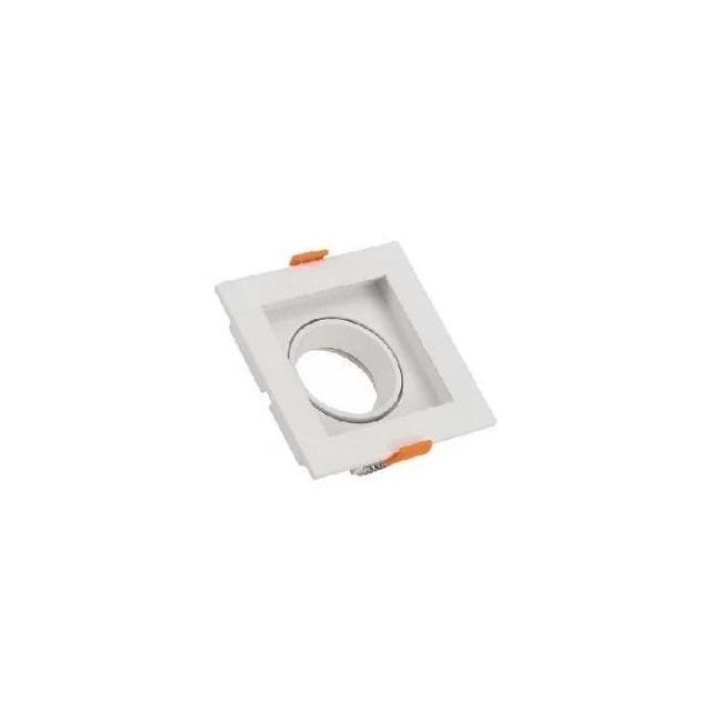 Spot LED para Embutir Quadrado 1 x GU10 Branco - Dilux Spot LED para Embutir Quadrado 1 x GU10 Branco - Dilux