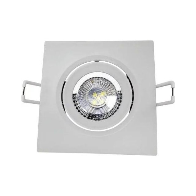 Spot LED para Embutir Quadrado 3w 3000k - AVANT