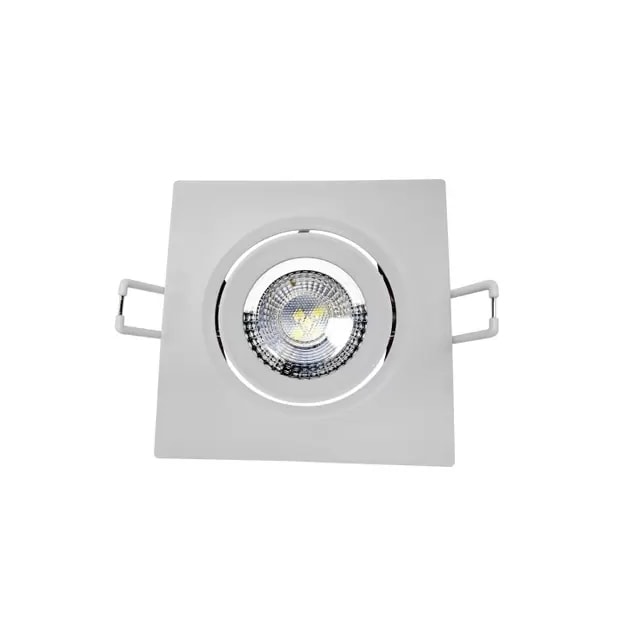 Spot LED para Embutir Quadrado 5w 3000k - Avant