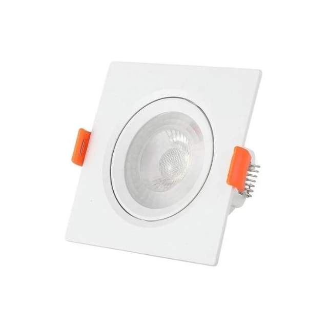 Spot LED para Embutir Quadrado 5w 3000k - Dilux Spot LED para Embutir Quadrado 5w 3000k - Dilux