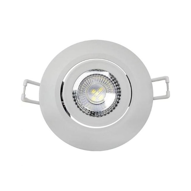 Spot LED Redondo Embutir 3w 3000k Branco - AVANT