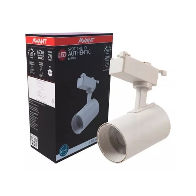 Spot para Trilho 7w 6500k Authentic - AVANT Spot para Trilho 7w 6500k Authentic - AVANT