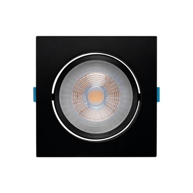 Spot Regulável Quadrado Preto 1W 3000K - Astraled Spot Regulável Quadrado Preto 1W 3000K - Astraled