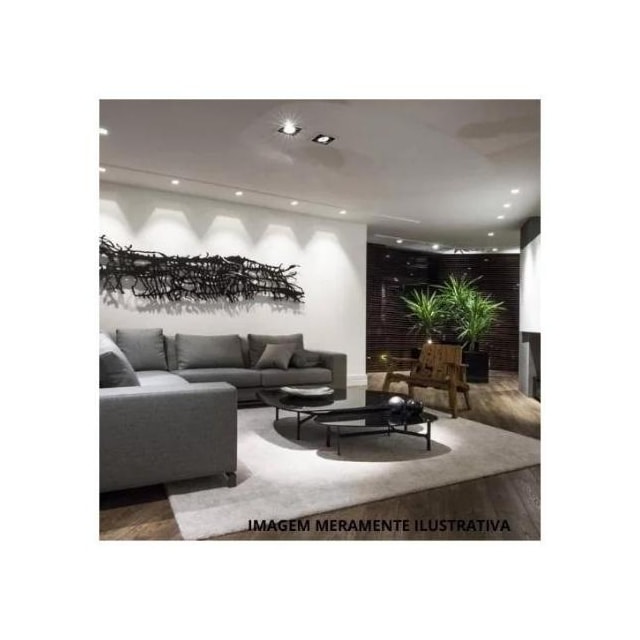 Spot Regulável Quadrado Preto 1W 3000K - Astraled Spot Regulável Quadrado Preto 1W 3000K - Astraled