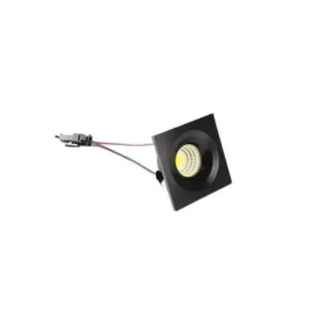 Spot Regulável Quadrado Preto 1W 3000K - Astraled Spot Regulável Quadrado Preto 1W 3000K - Astraled