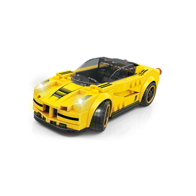 Super Car Sport Amarelo 151 Peças Zippy Toys Super Car Sport Amarelo 151 Peças Zippy Toys