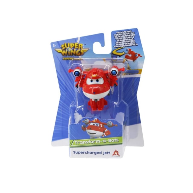 Super Wings Transformável 6cm Multikids Jett