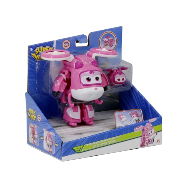 Super Wings Transformável e Mini Super Pet Multikids Dizzy