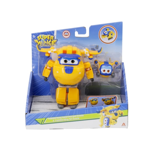 Super Wings Transformável e Mini Super Pet Multikids Donnie