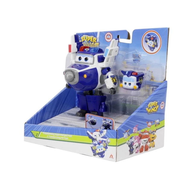 Super Wings Transformável e Mini Super Pet Multikids Paul