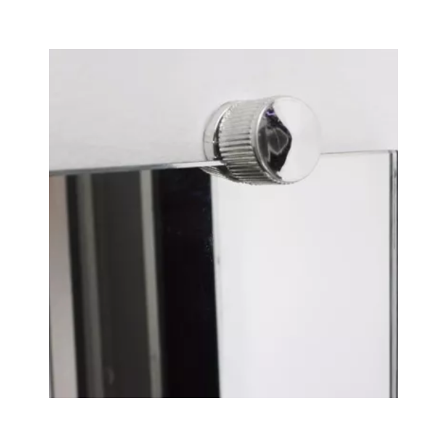 Suporte Botão Francês Plastico Cromado - CRIATIVA Suporte Botão Francês Plastico Cromado - CRIATIVA