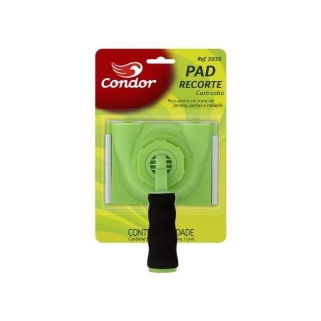 Suporte com Esponja com Cabo Recorte 6 x 1 Pad - CONDOR