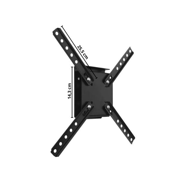 Suporte Inclinável para TV LED, LCD, Plasma, 3D e Smart TV de 10 a 55 Pol. – BRASFORMA