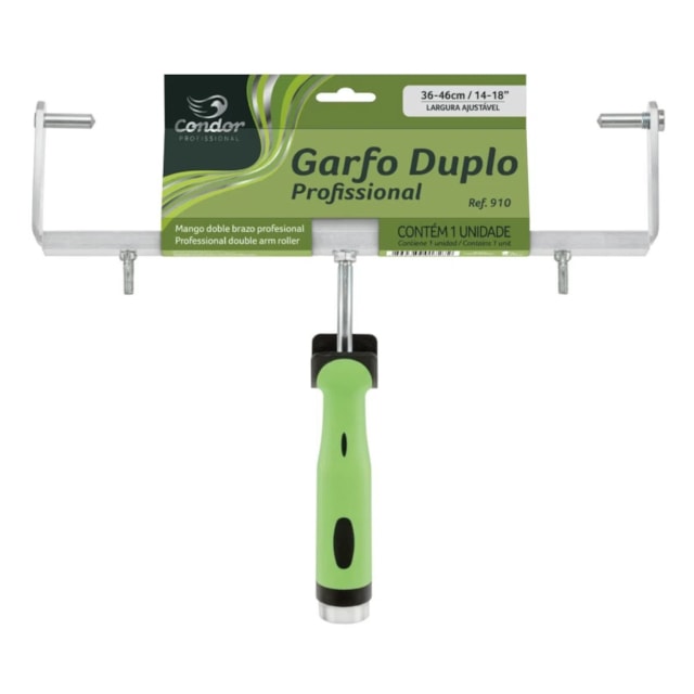 Suporte para Rolo Garfo Duplo - CONDOR Suporte para Rolo Garfo Duplo - CONDOR
