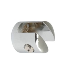 Suporte para Vidro Redondo U 6mm 1 Peça - CRIATIVA Suporte para Vidro Redondo U 6mm 1 Peça - CRIATIVA