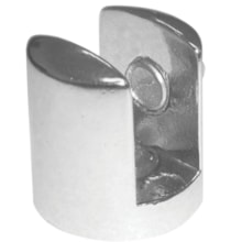 Suporte para Vidro Redondo U 6mm 1 Peça - CRIATIVA Suporte para Vidro Redondo U 6mm 1 Peça - CRIATIVA