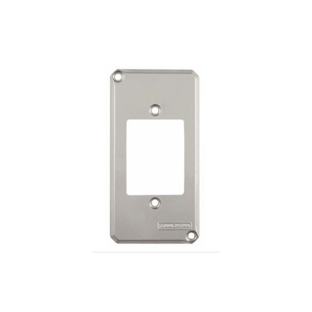 Tampa 1 Pol. com 1 Posto Horizontal Sem Pintura - TRAMONTINA Tampa 1 Pol. com 1 Posto Horizontal Sem Pintura - TRAMONTINA