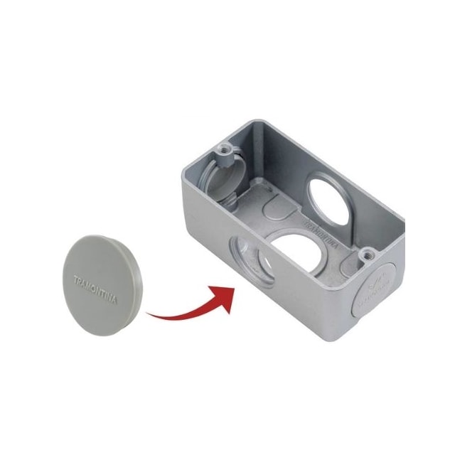 Tampão para Condulete Múltiplo 1 Pol. - TRAMONTINA Tampão para Condulete Múltiplo 1 Pol. - TRAMONTINA