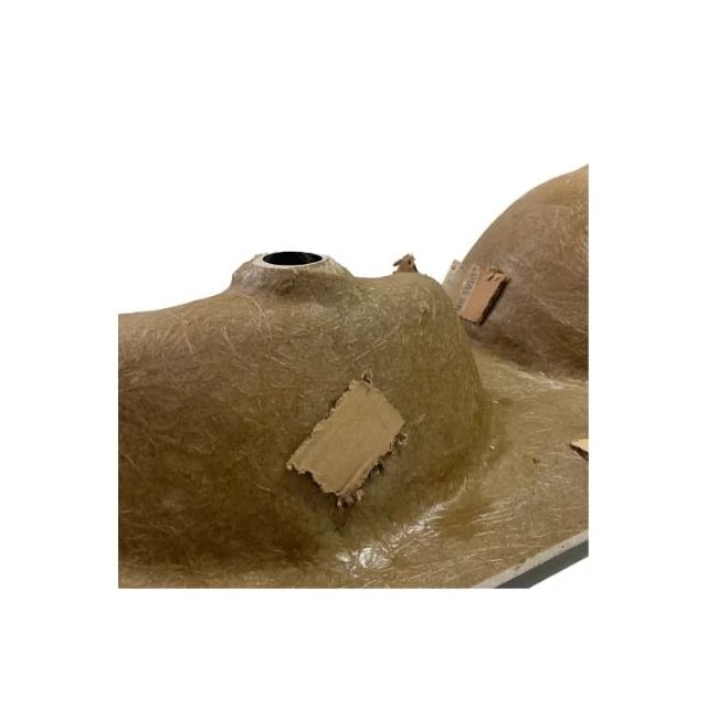 Tanque Duplo de Fibra 0,85 x 0,50cm Grafite Granitado - FortMármore Tanque Duplo de Fibra 0,85 x 0,50cm Grafite Granitado - FortMármore