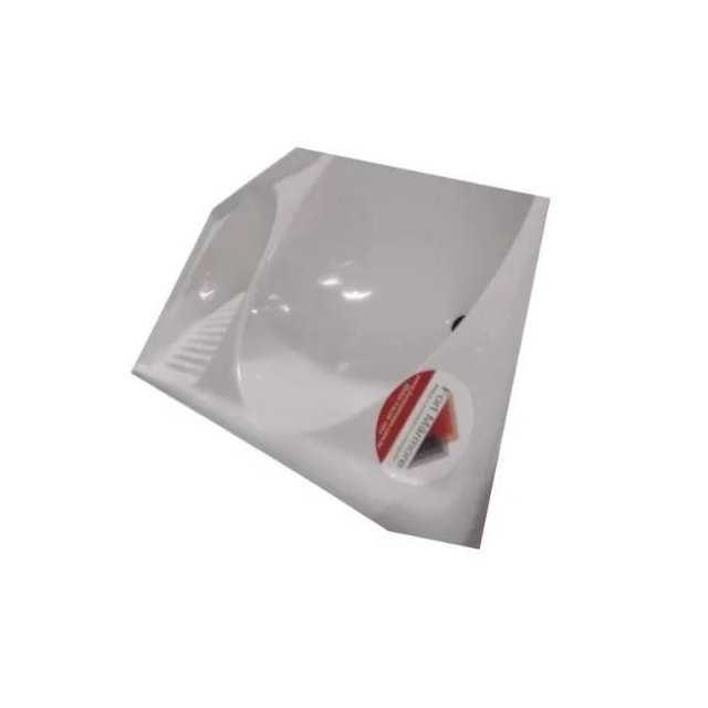 Tanque Duplo de Fibra 1,20 x 0,50cm Branco Granitado - FORTMÁRMORE Tanque Duplo de Fibra 1,20 x 0,50cm Branco Granitado - FORTMÁRMORE