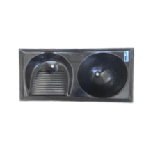 Tanque Duplo Delta 1 x 0,50mt Cinza Escuro - DURAFIBRA