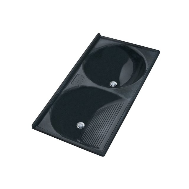 Tanque Duplo Mármore Sintético Premium 102x50cm Verde Romano - Decoralita Tanque Duplo Mármore Sintético Premium 102x50cm Verde Romano - Decoralita