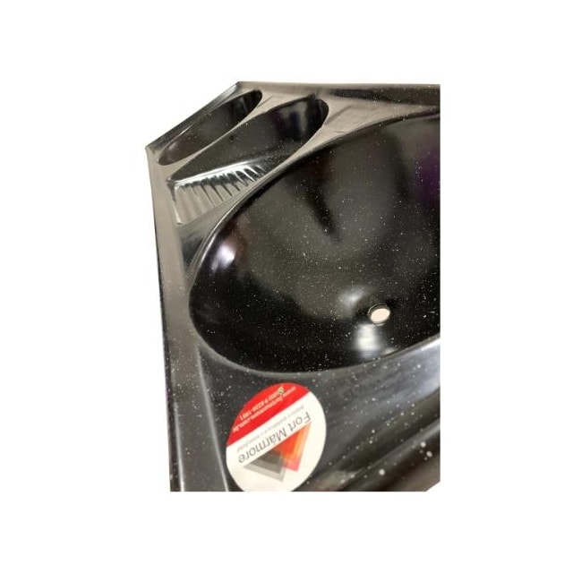 Tanque Triplo de Fibra 1,50 x 0,50m Grafite Granitado - FORTMÁRMORE Tanque Triplo de Fibra 1,50 x 0,50m Grafite Granitado - FORTMÁRMORE