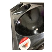 Tanque Triplo de Fibra 1,50 x 0,50m Grafite Granitado - FORTMÁRMORE Tanque Triplo de Fibra 1,50 x 0,50m Grafite Granitado - FORTMÁRMORE