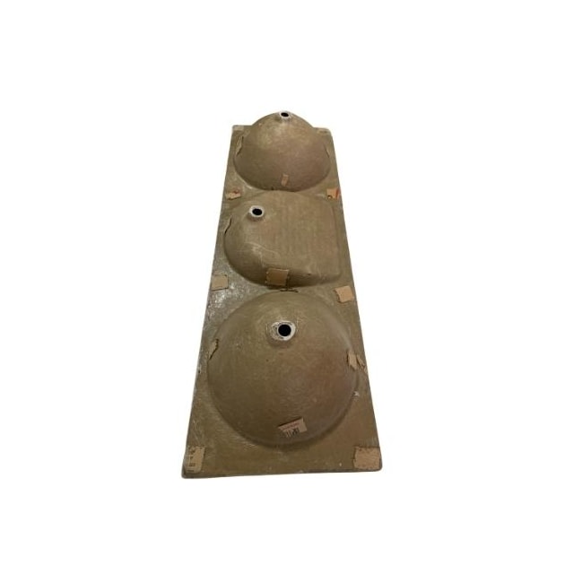 Tanque Triplo de Fibra 1,50 x 0,50m Grafite Granitado - FORTMÁRMORE Tanque Triplo de Fibra 1,50 x 0,50m Grafite Granitado - FORTMÁRMORE